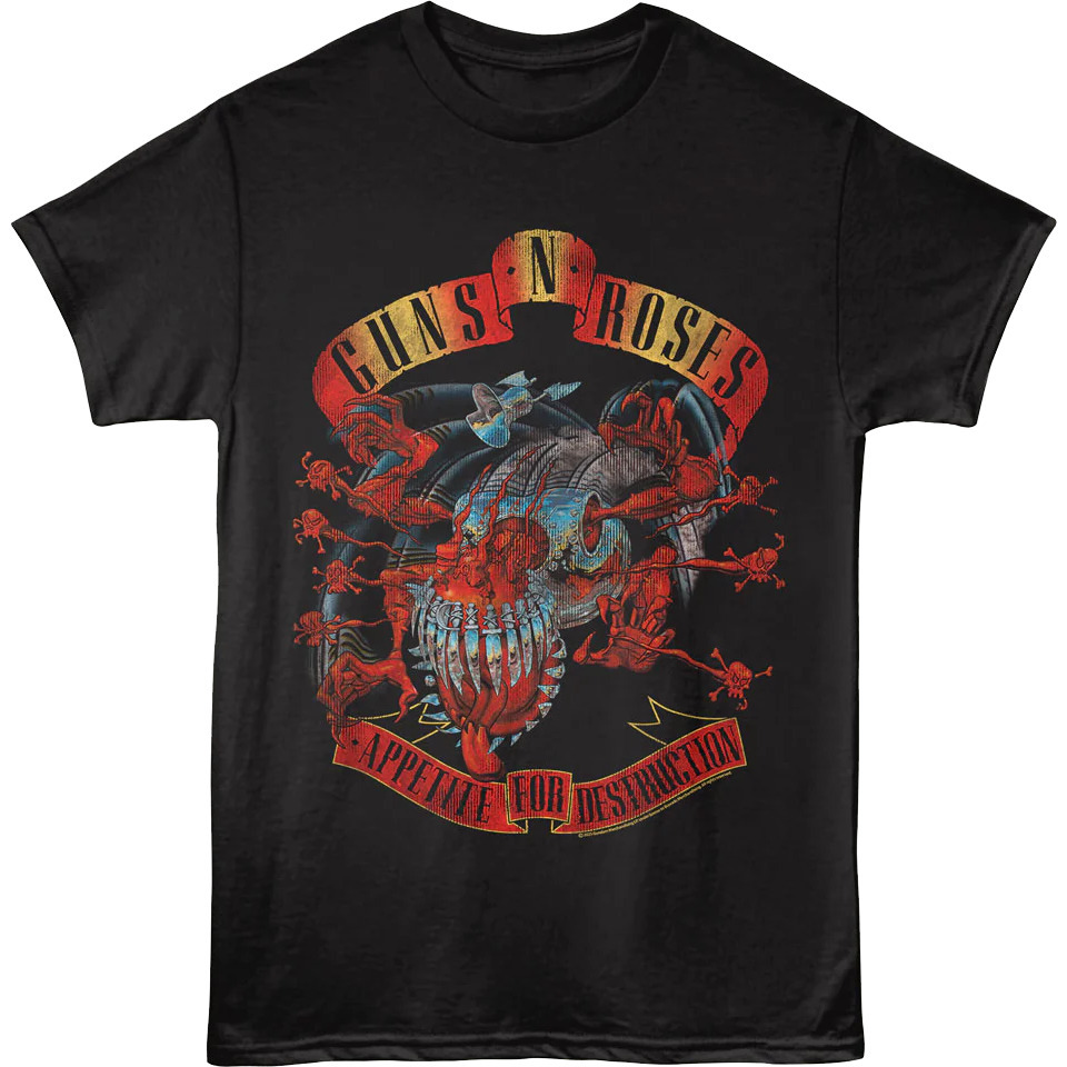 Appetite For Destruction Artwork Guns N Roses Tshirt